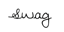 Swag Calligraphy GIF