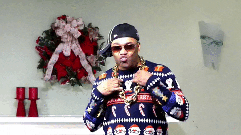 Swagger Boy In Ugly Sweater GIF
