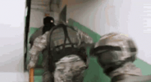 Swat Team Intense Rescue GIF