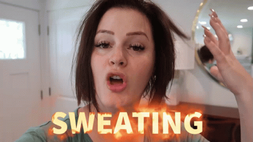 Sweating Really Hard Enough Meme GIF