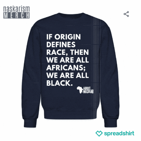 Sweatshirt Saying If Origin Defines Race Then We Are All Africans