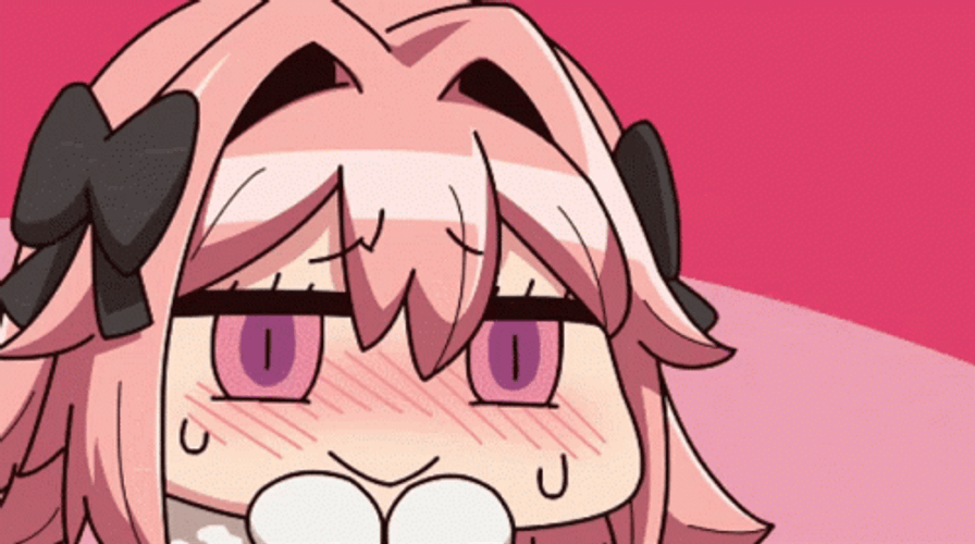 Sweaty Astolfo Nervous Reaction GIF