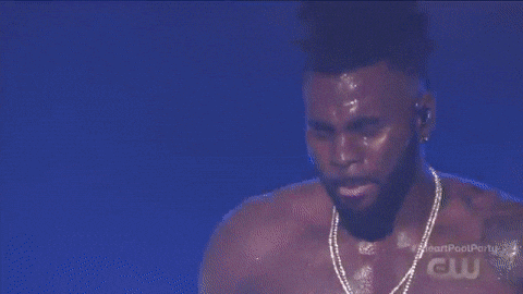 Sweaty Jason Derulo Singing GIF