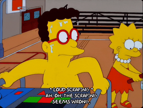 Sweaty Kyle Database With Lisa Simpson GIF