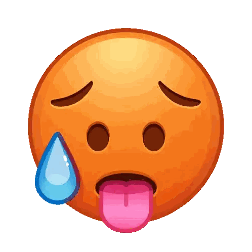 Sweaty Smiley Face with Tongue