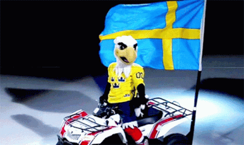 Sweden Slaphot Mascot GIF