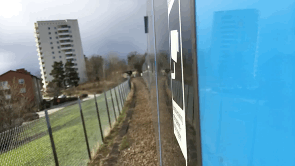 Sweden Train View GIF