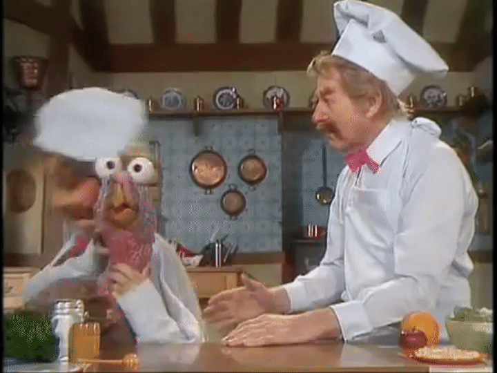 Swedish Chef And Danny Kaye GIF