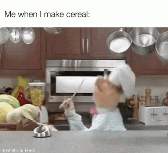 Swedish Chef Drumming In The Kitchen GIF