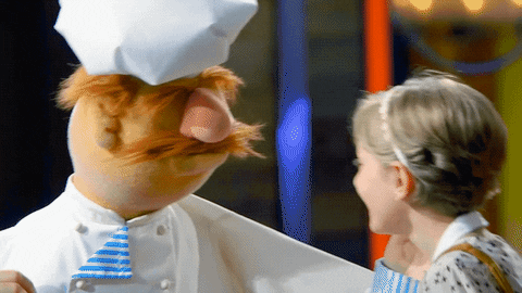 Swedish Chef Hugging Girl GIF
