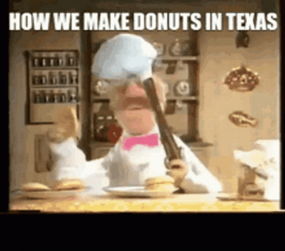 Swedish Chef Now We Make Donuts In Texas GIF