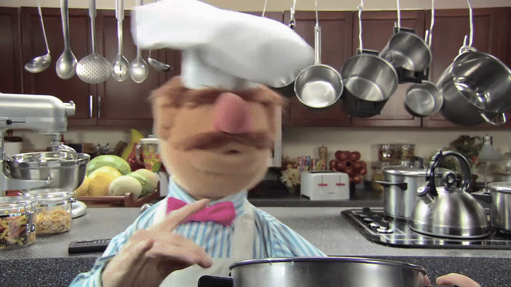 Swedish Chef Pop Corn Shrimp GIF