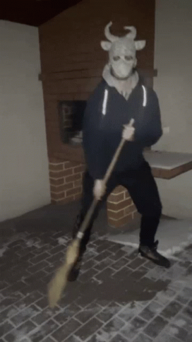 Squad Goat Sweep The Floor GIF