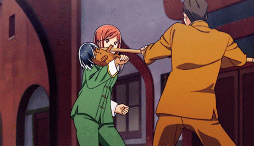 Sweep The Leg Hinamatsuri Mao GIF