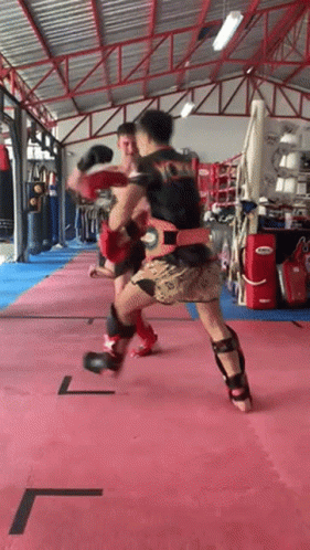 Sweep The Leg Male Boxers GIF