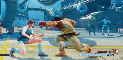 Sweep The Leg Street Fighter Characters GIF