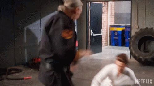Sweep The Leg The Karate Kid Terry Silver GIF