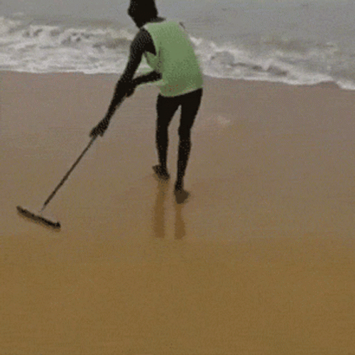 Sweeping The Ocean Overwhelmed Exercise GIF