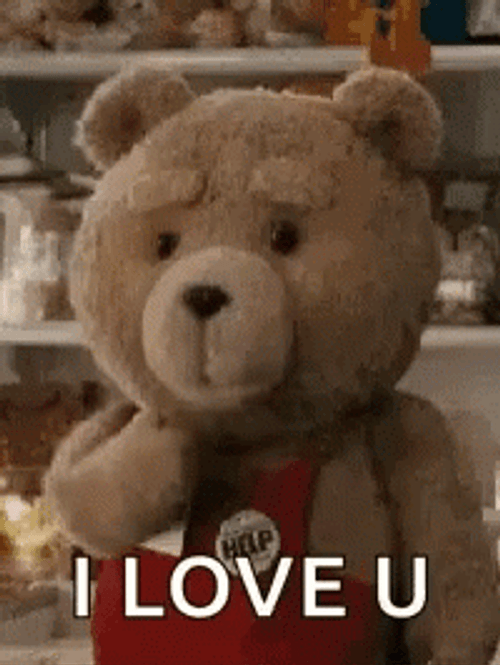 Sweet Bear Funny I Love You GIF