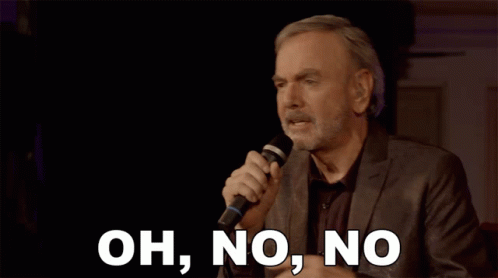 Sweet Caroline Oh No GIF