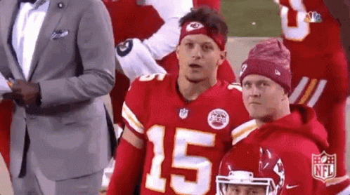 Sweet Caroline Patrick Mahomes GIF