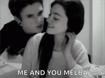 Sweet Couple Kiss On Cheek GIF