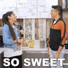 Sweet Couple Pinching Cheeks GIF