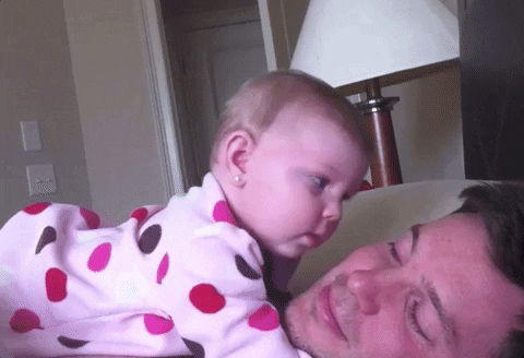 Sweet Daughter Happy Father's Day GIF
