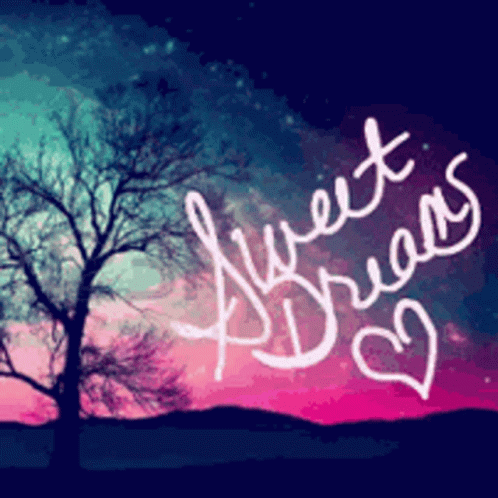 Sweet Dreams Animated Stars GIF
