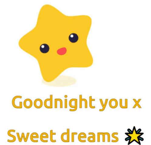 Sweet Dreams Cute Night Star GIF