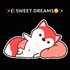 Sweet Dreams Fox GIF