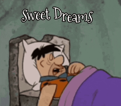 Sweet Dreams Goodnight The Flintstones Gif GIF