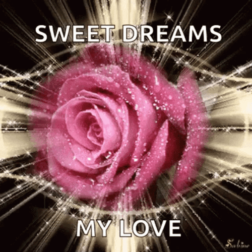 Sweet Dreams My Love Sparkling Hibiscus Flower GIF | GIFDB.com