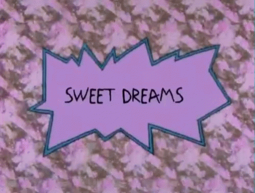 Sweet Dreams Retro Greeting GIF
