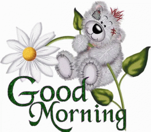 Sweet Good Morning Teddy Bear GIF