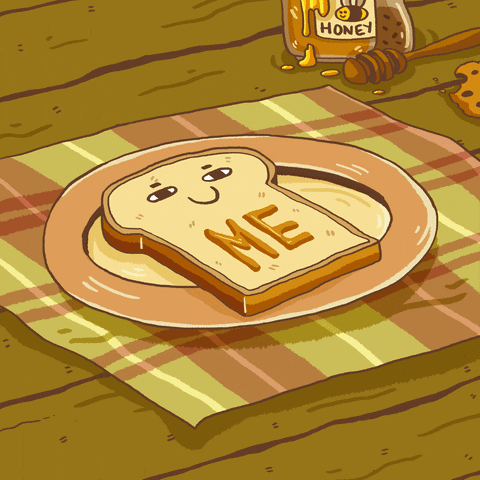 Sweet Honey Toast Bread GIF