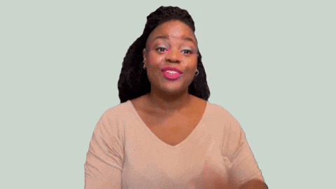 Sweet Lady Good Morning Sign Language GIF