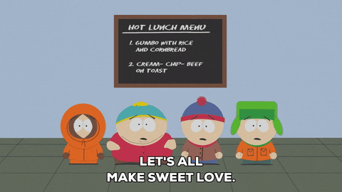Sweet Love Recipe South Park GIF