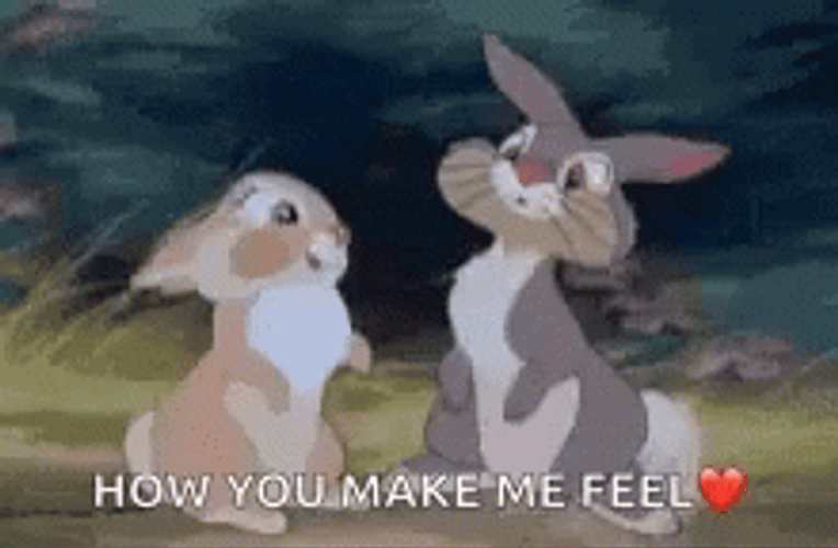 Sweet Melting Rabbit You Complete Me GIF