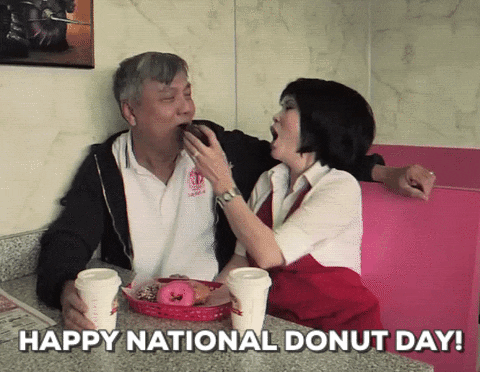 Sweet National Donut Day Greeting GIF