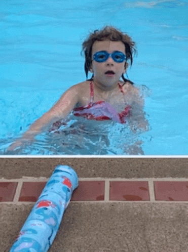 Swim Little Girl GIF