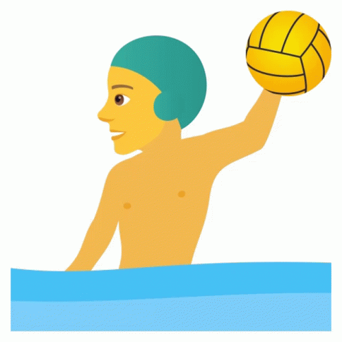 Swimmer With A Kickball GIF