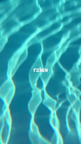 Swimming Pool Saying Relax GIF