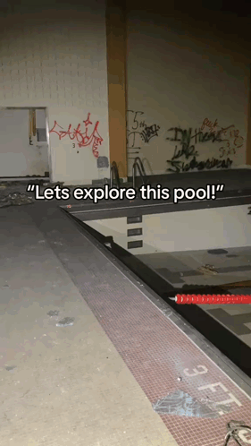 Swimming Pool With Graffiti Lets Explore This Pool