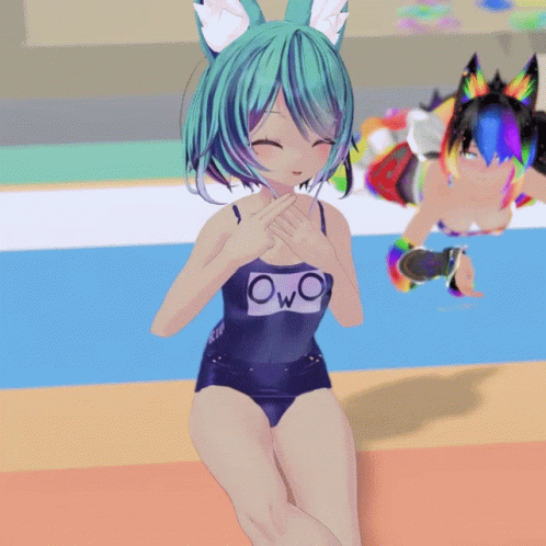 Swimsuit Cute Girl Posing GIF