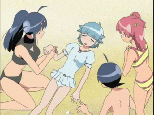 Swimsuit Helping Drowned Friend GIF