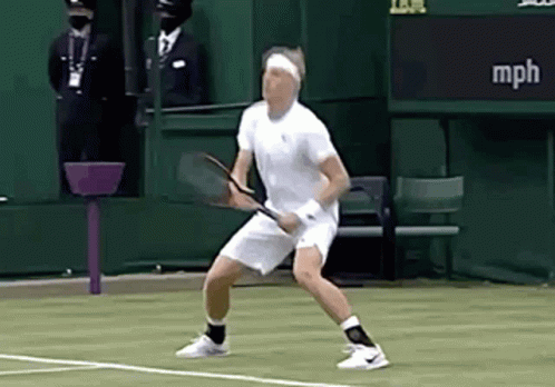 Swing And A Miss Denis Shapovalov GIF