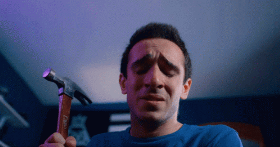 Swinging Hammer Smiling GIF