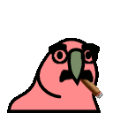Swinging Its Head Party Parrot Take A Lit GIF