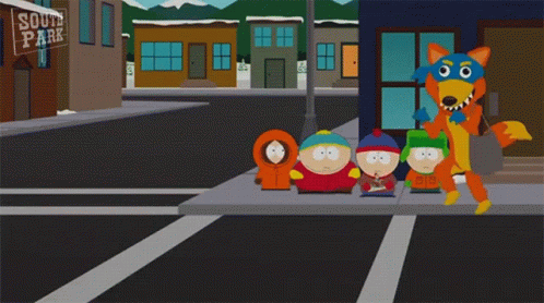 Swiper Crossing Pedestrian Leaving Children Behind GIF